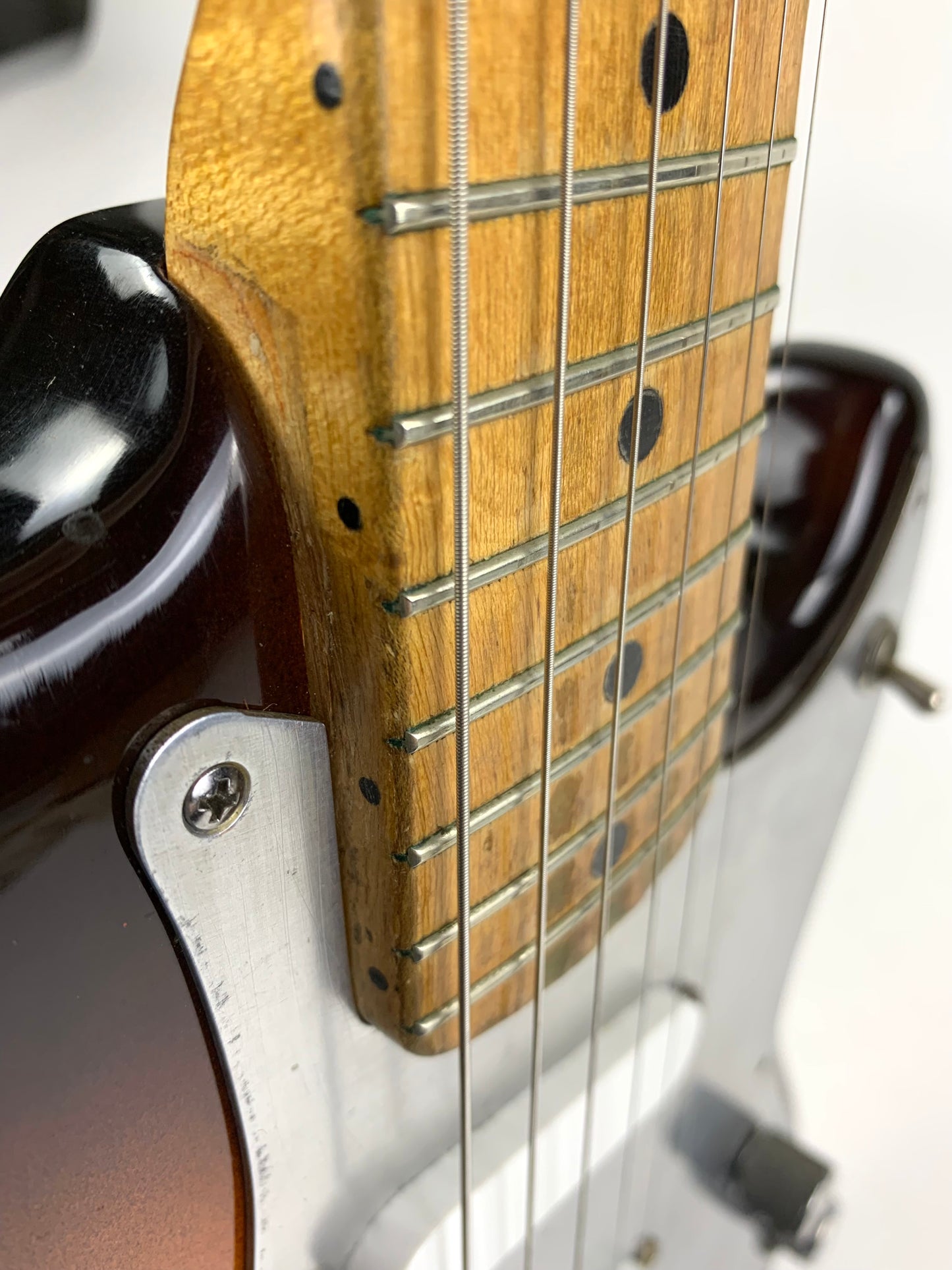 1957 Fender Duo Sonic Vintage Guitar w Original Case | Birdseye Maple Neck!