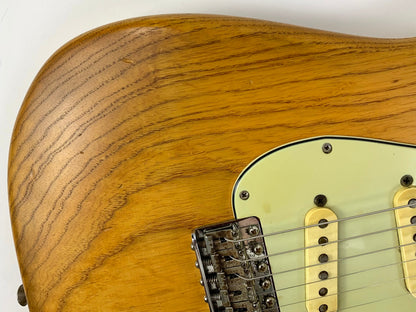 1960 Fender Stratocaster Ash Body Slab Board | Vintage Strat w Original Hard Case, Blond