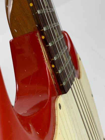 1967 Gibson SG Melody Maker Vintage Electric Guitar FIRE ENGINE RED | 100% Original Cardinal