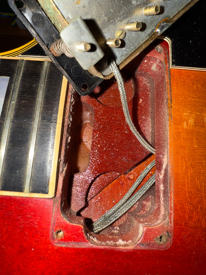 1973 Gibson Les Paul Custom Cherry Sunburst Vintage LP w Original Case Patent Sticker Humbuckers