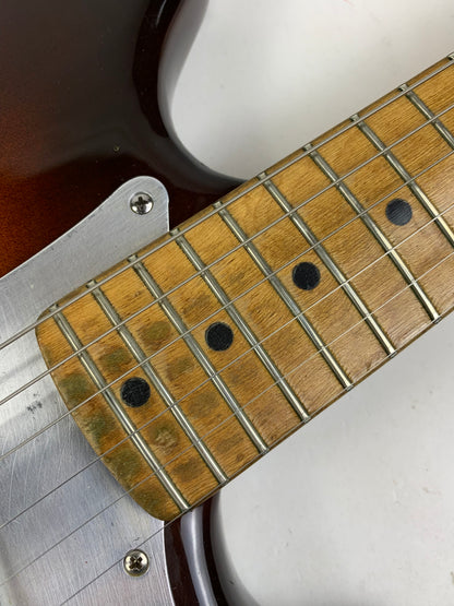 1957 Fender Duo Sonic Vintage Guitar w Original Case | Birdseye Maple Neck!