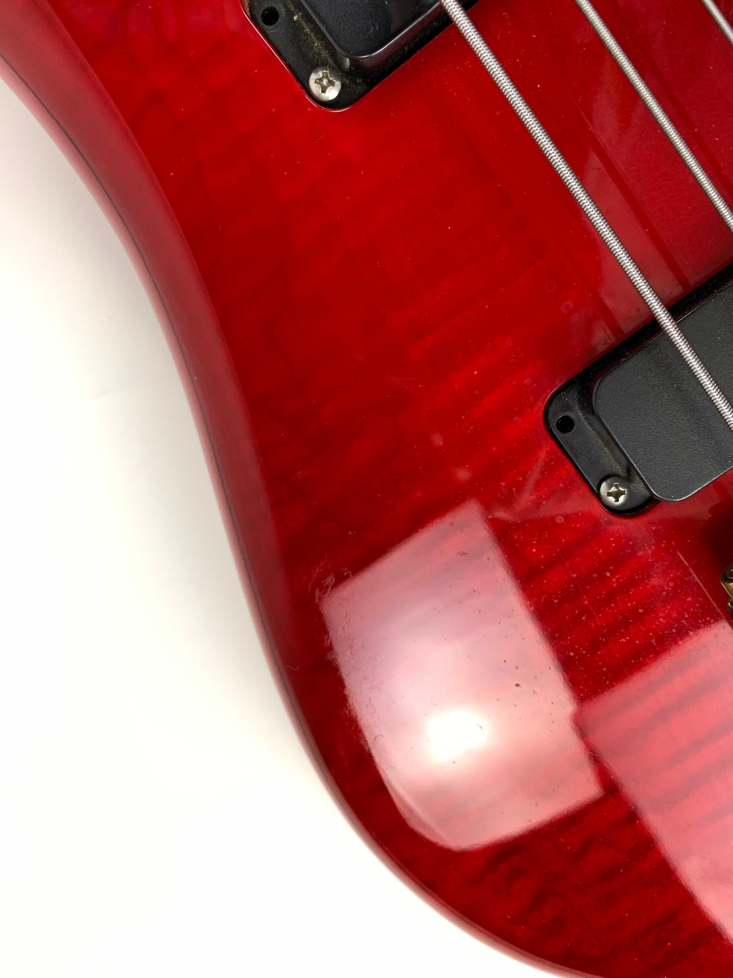 1992 Alembic Essence 4-string Bass Guitar in Transparent Red finish EXCELLENT QUALITY