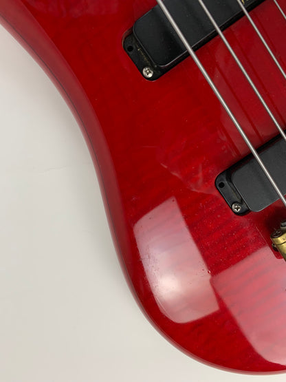 1992 Alembic Essence 4-string Bass Guitar in Transparent Red finish EXCELLENT QUALITY