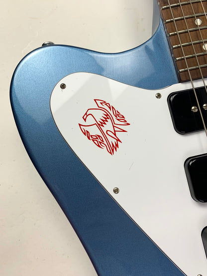2011 Gibson USA Firebird Non-Reverse Pelham Blue 3 P90's w OHSC! MINTY!