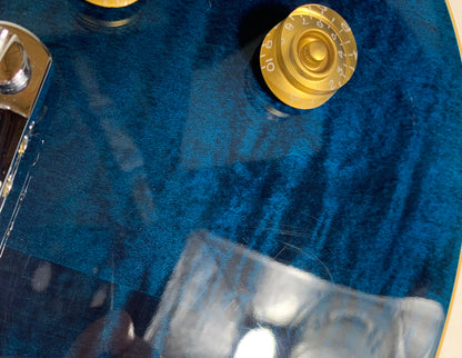2012 Gibson Les Paul Traditional Plus Chicago Blue Flametop standard