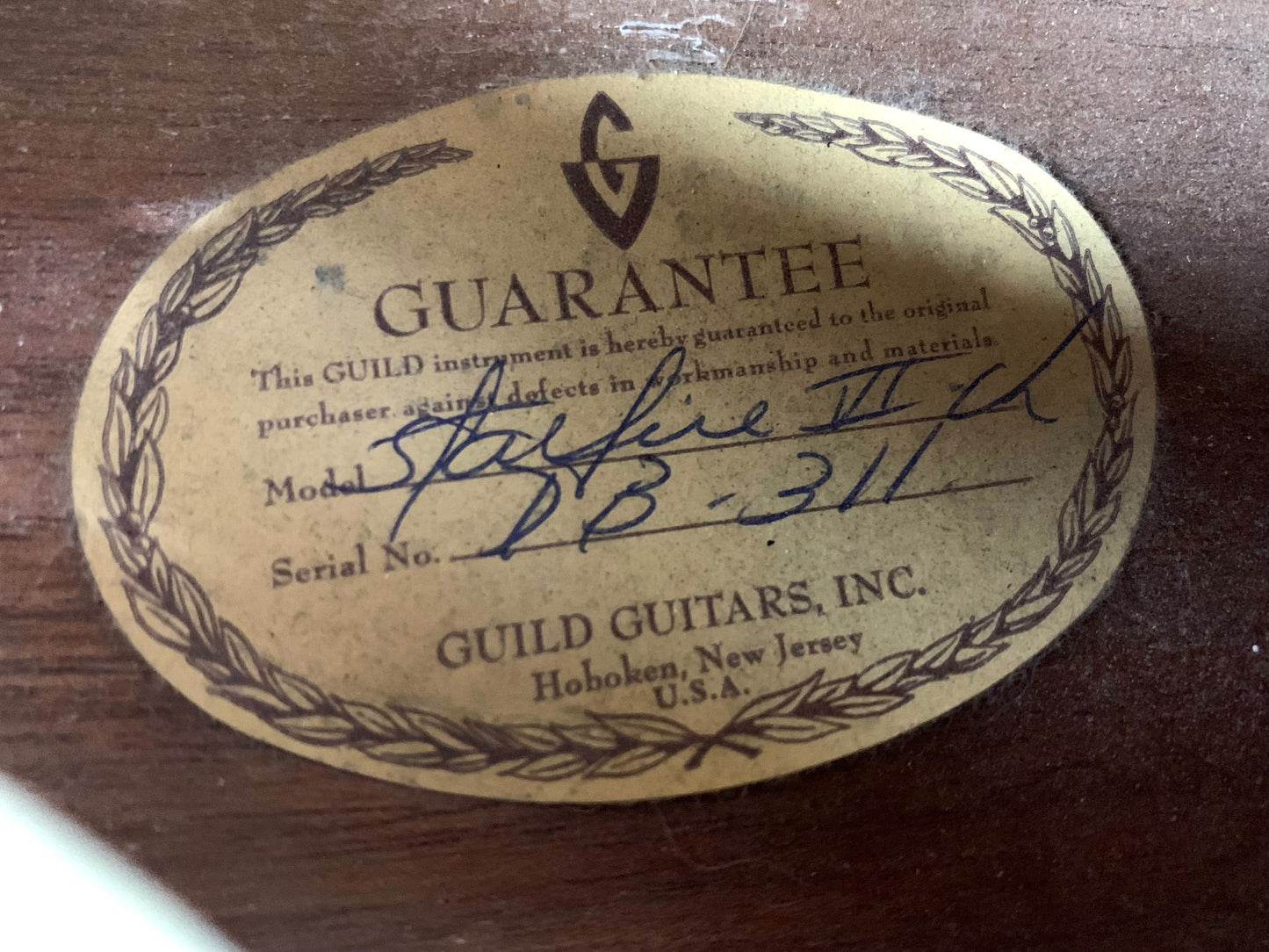 1967 Guild Starfire VI Cherry Red w Original Hard Case and Tags | Vintage 1960s Electric Guitar