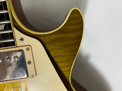 1959 Gibson Les Paul BRAZILIAN ROSEWOOD Reissue HISTORIC MAKEOVERS RDS Aged 1958 HM Green Lemon Deluxe