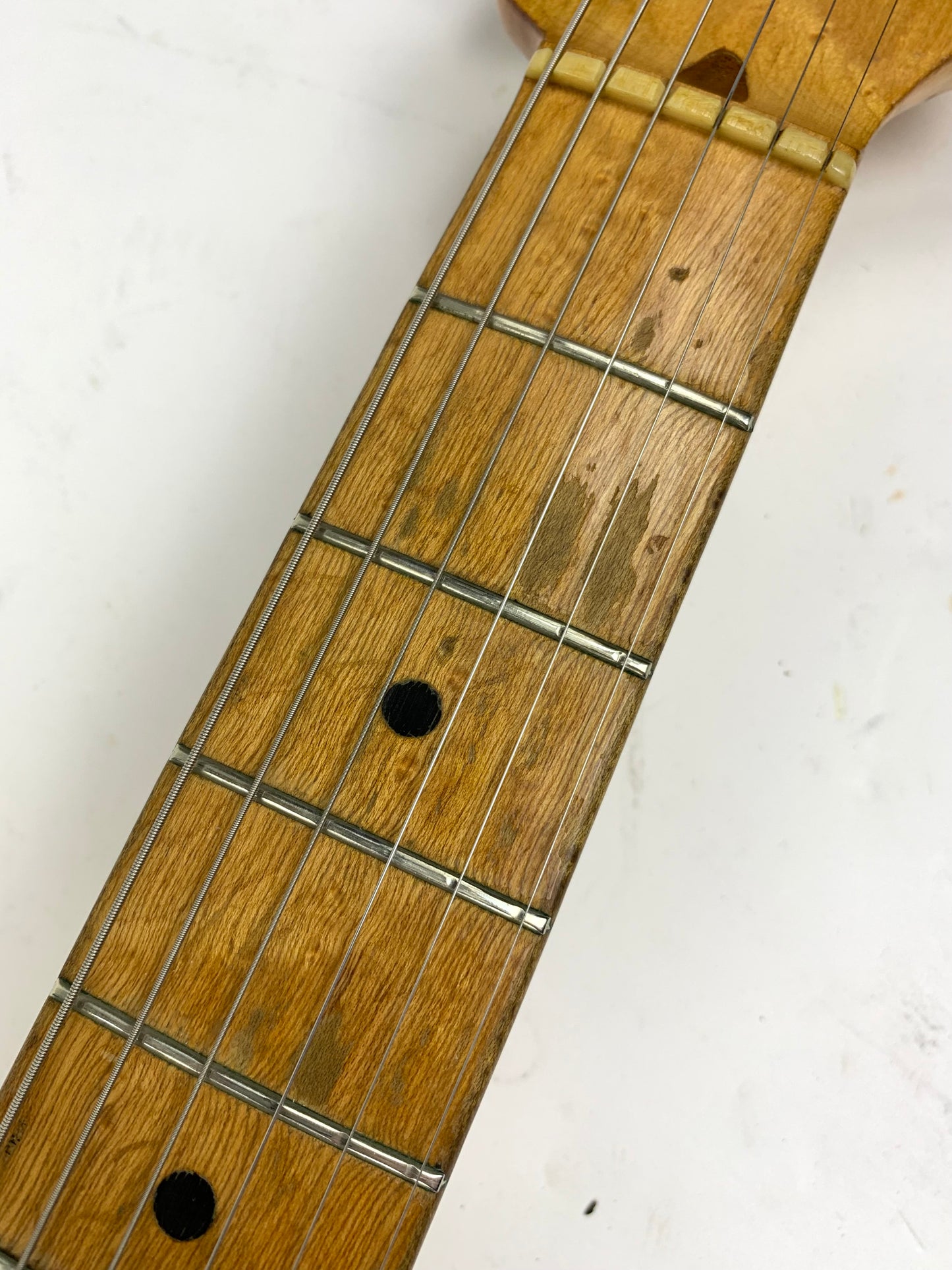 1957 Fender Duo Sonic Vintage Guitar w Original Case | Birdseye Maple Neck!