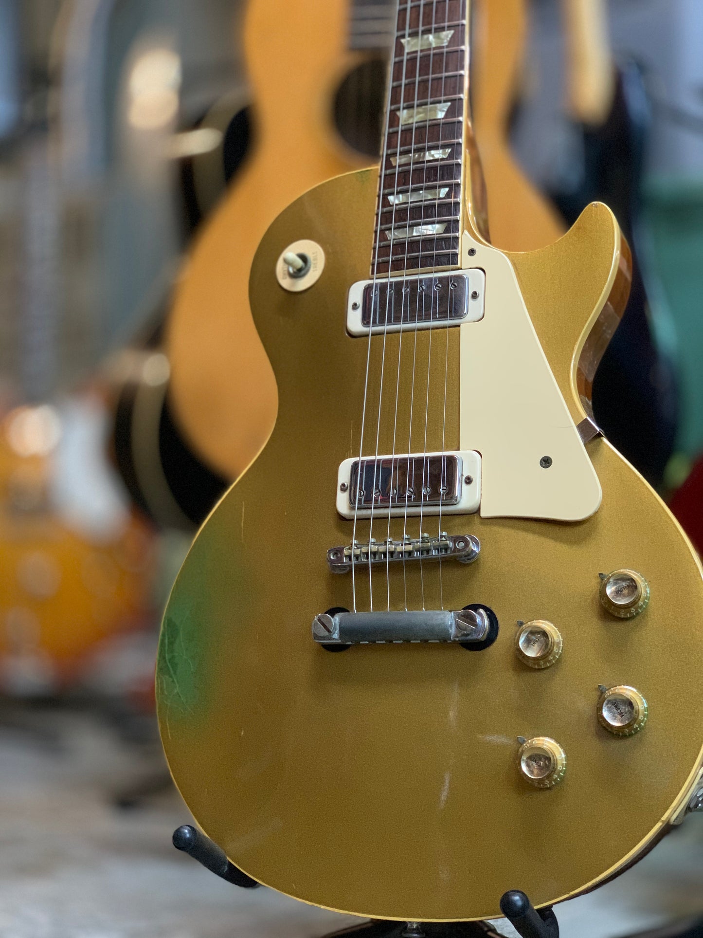 1973 Gibson Les Paul Deluxe Goldtop | 2 Mini Humbuckers, Original Case! Vintage Guitar! standard custom