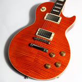 Gibson Custom Shop Les Paul Standard F Figured Trans Orange Flametop Electric Guitar