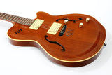 2004 Godin Montreal Two 2 Voice Acoustic Electric Semi-Hollow Guitar -- Solid Mahogany, Hybrid