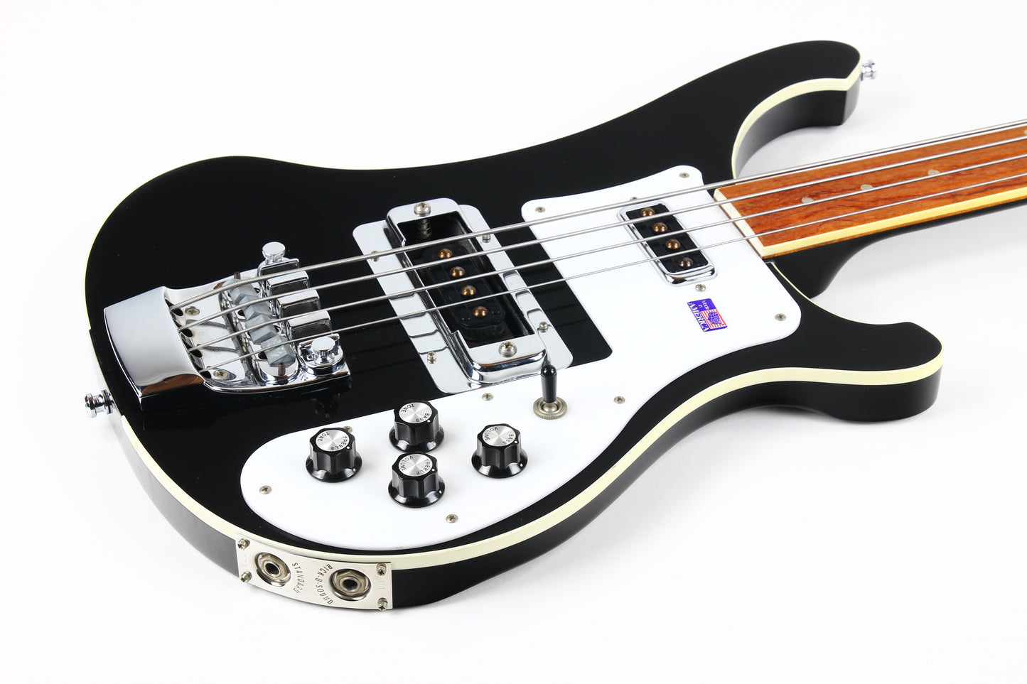 2001 Rickenbacker 4003 FL Fretless Jetglo Black | Rare Model