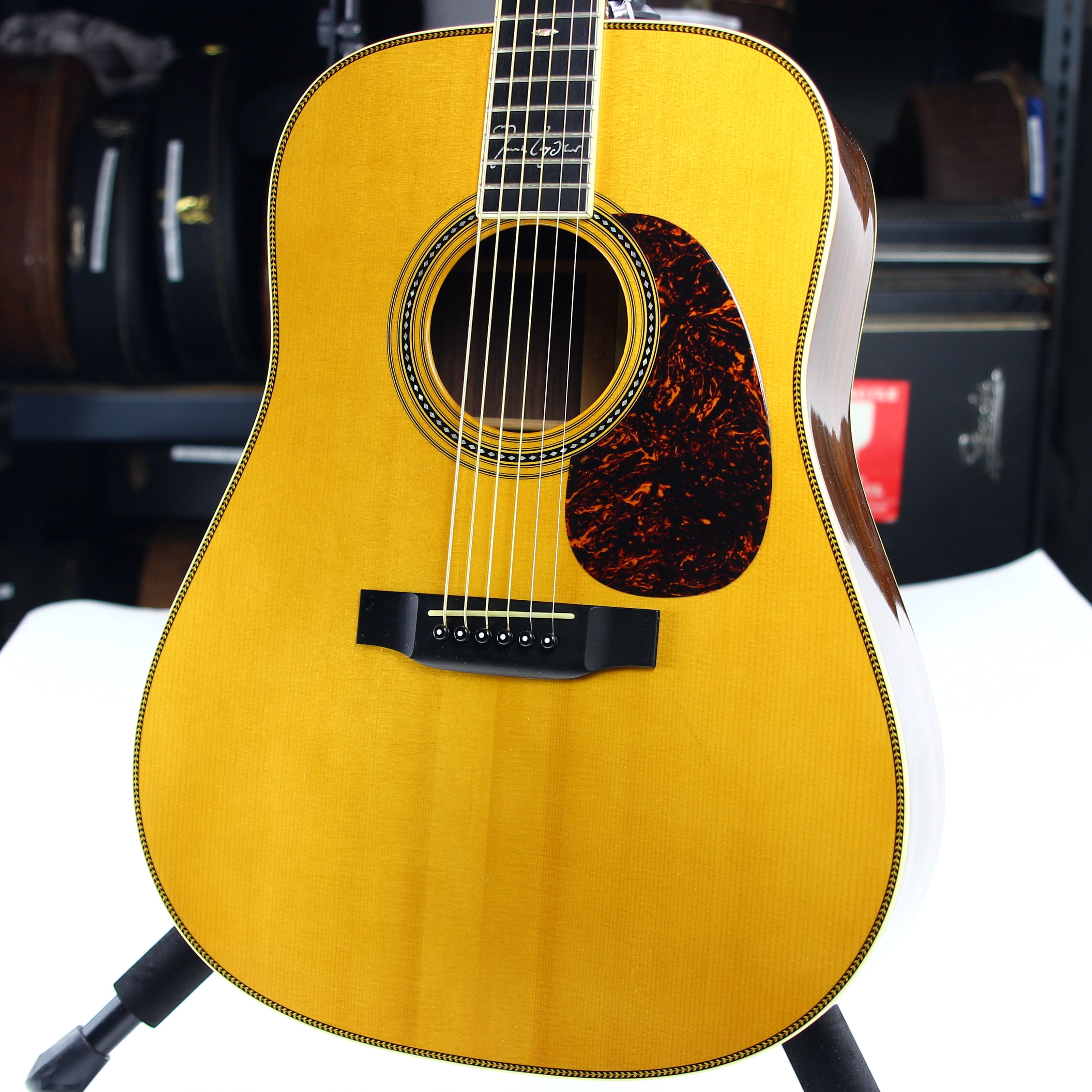 2002 Martin HD-40MK Mark Knopfler SIGNED Acoustic Dreadnought Guitar - Italian Alpine Spruce/Rosewood - Limited Edition