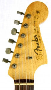 Fender Jazzmaster Headstock with slab board neck