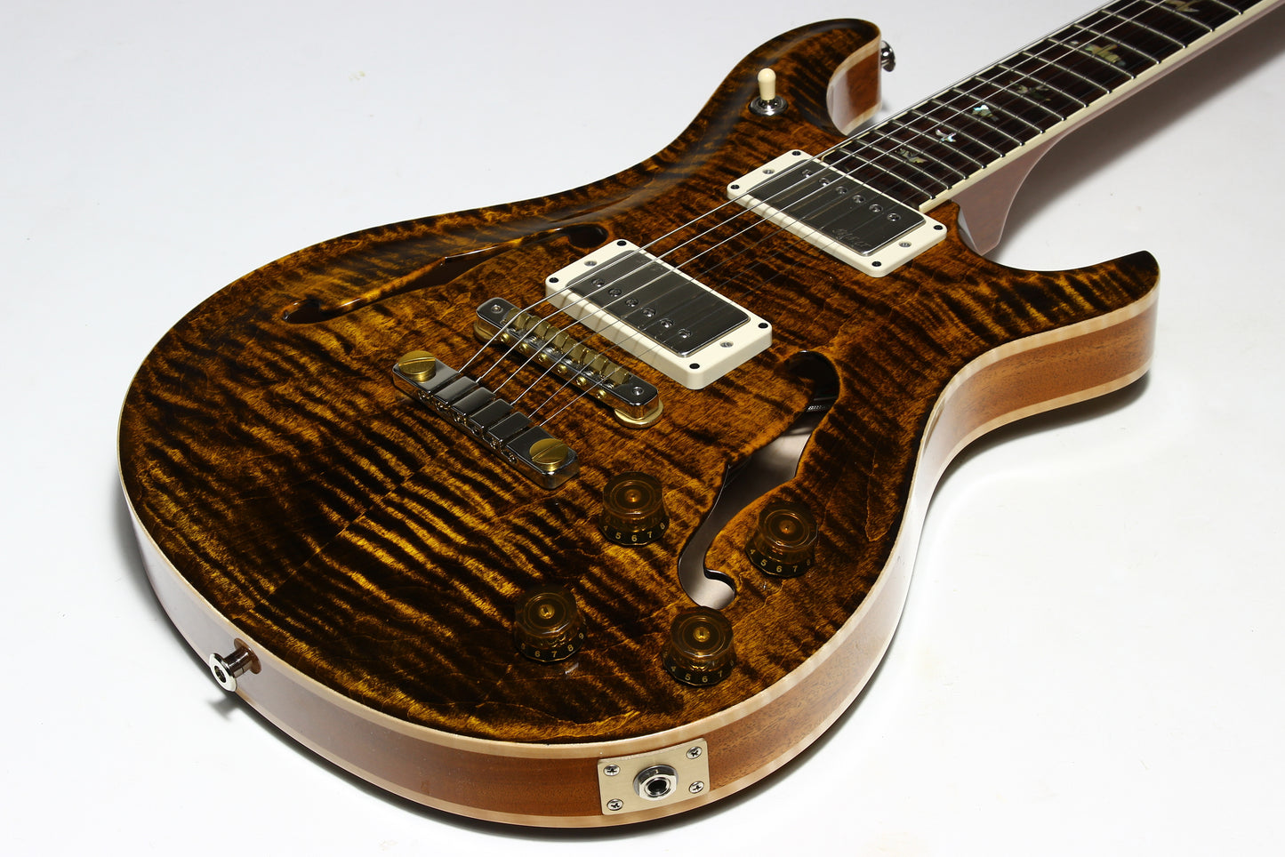 2024 PRS McCarty 594 Hollowbody II Yellow Tiger Flametop and Back | Paul Reed Smith