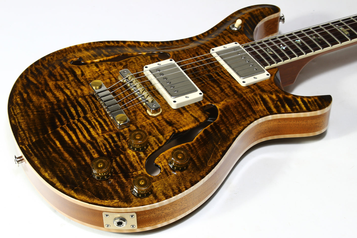 2024 PRS McCarty 594 Hollowbody II Yellow Tiger Flametop and Back | Paul Reed Smith