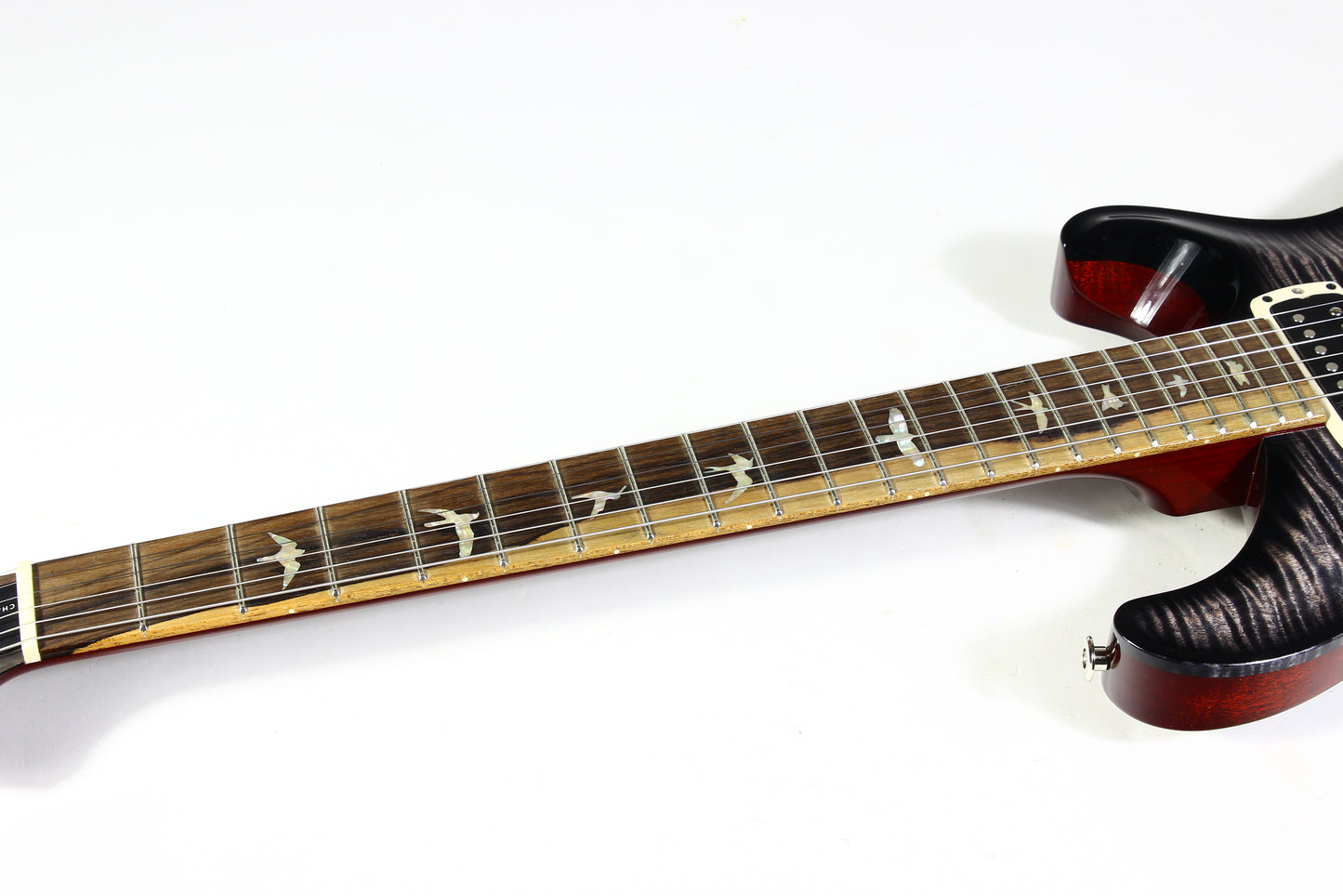 2025 PRS Charcoal Phoenix Limited Edition Private Stock Grade Curly Maple Top Ziricote 40th Ann