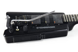 1997 Steinberger GL7TA Trans Trem Headless Electric Guitar | Original Hard Case and Tags, Black, CLEAN!
