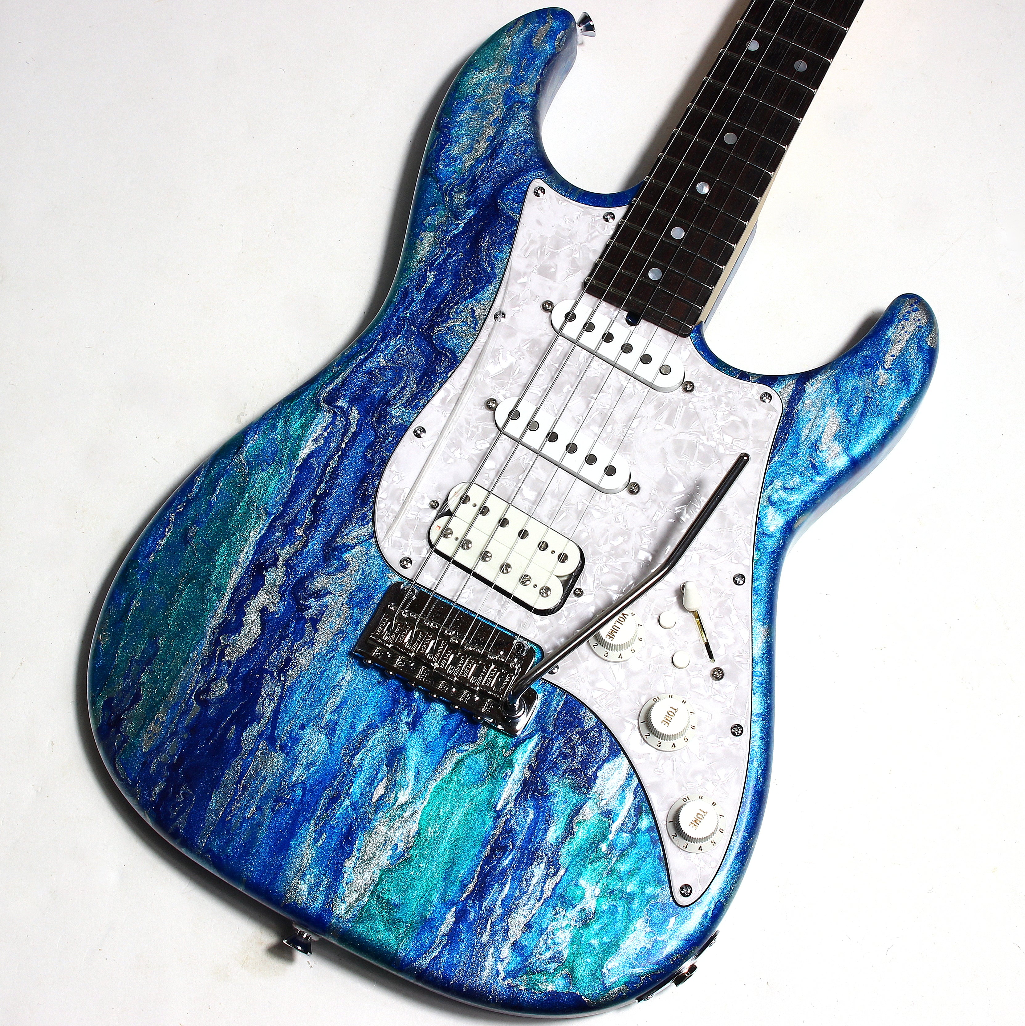 2025 James Tyler USA Studio Elite HD P Arctic Shmear | Super Strat