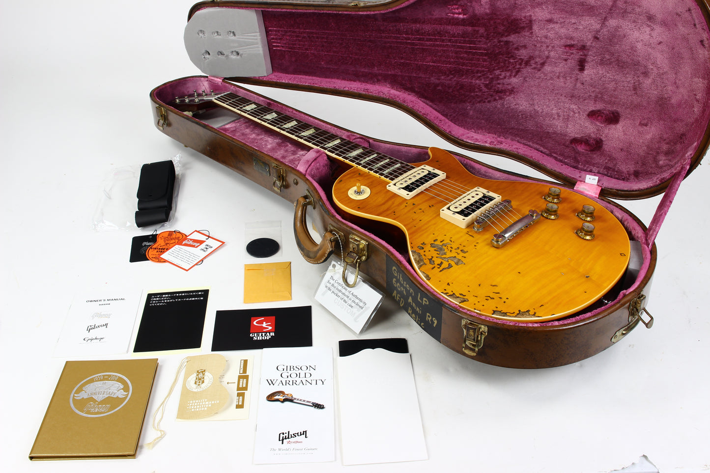 2019 Gibson 60th Anniversary 1959 AFD Les Paul Heavy Aged Slash Appetite For Destruction R9 59 Custom Shop
