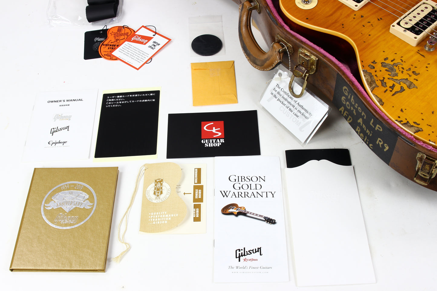 2019 Gibson 60th Anniversary 1959 AFD Les Paul Heavy Aged Slash Appetite For Destruction R9 59 Custom Shop