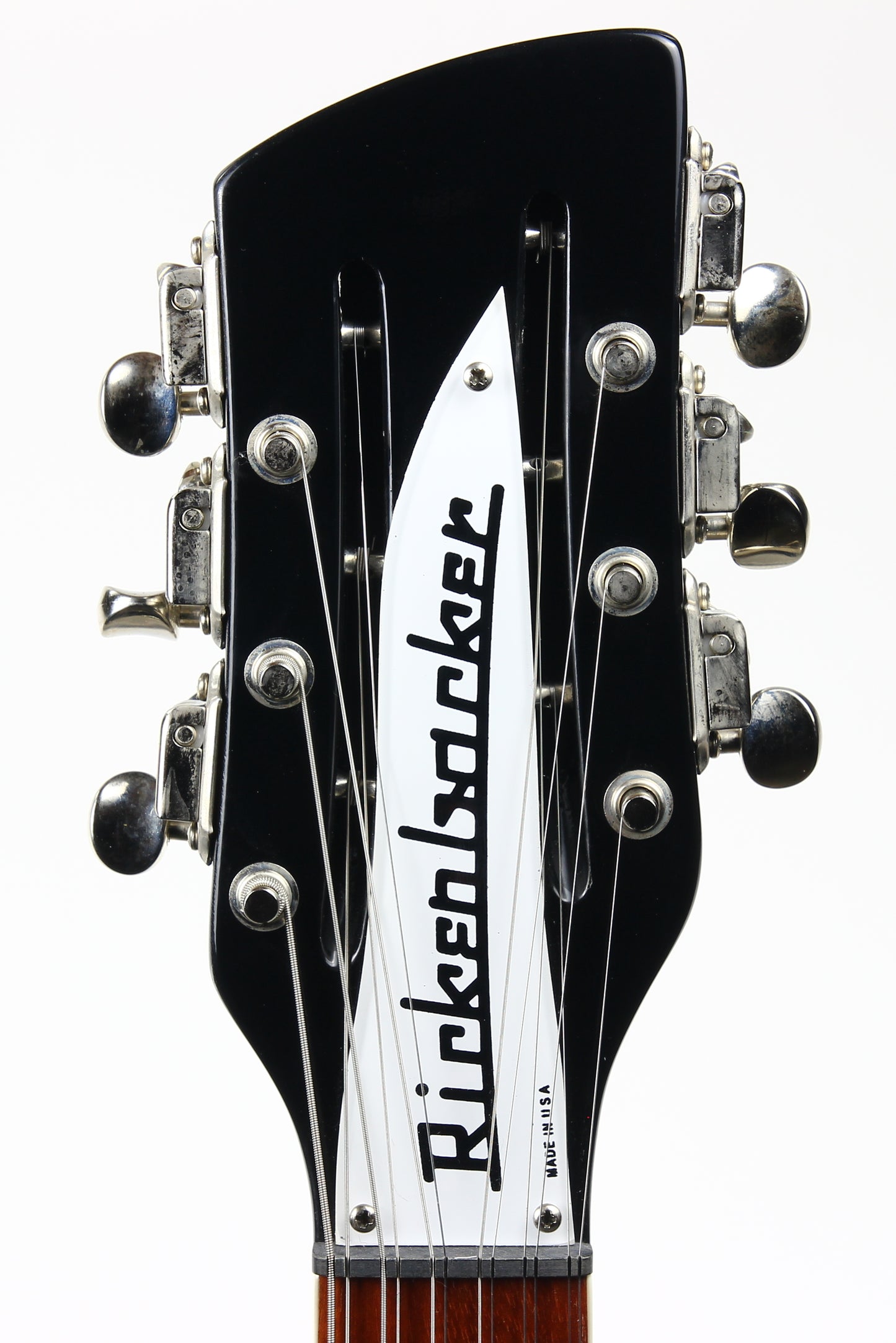 2017 Rickenbacker 1993 Plus Jetglo Black 12 String Electric Guitar 3 Toaster Pickups