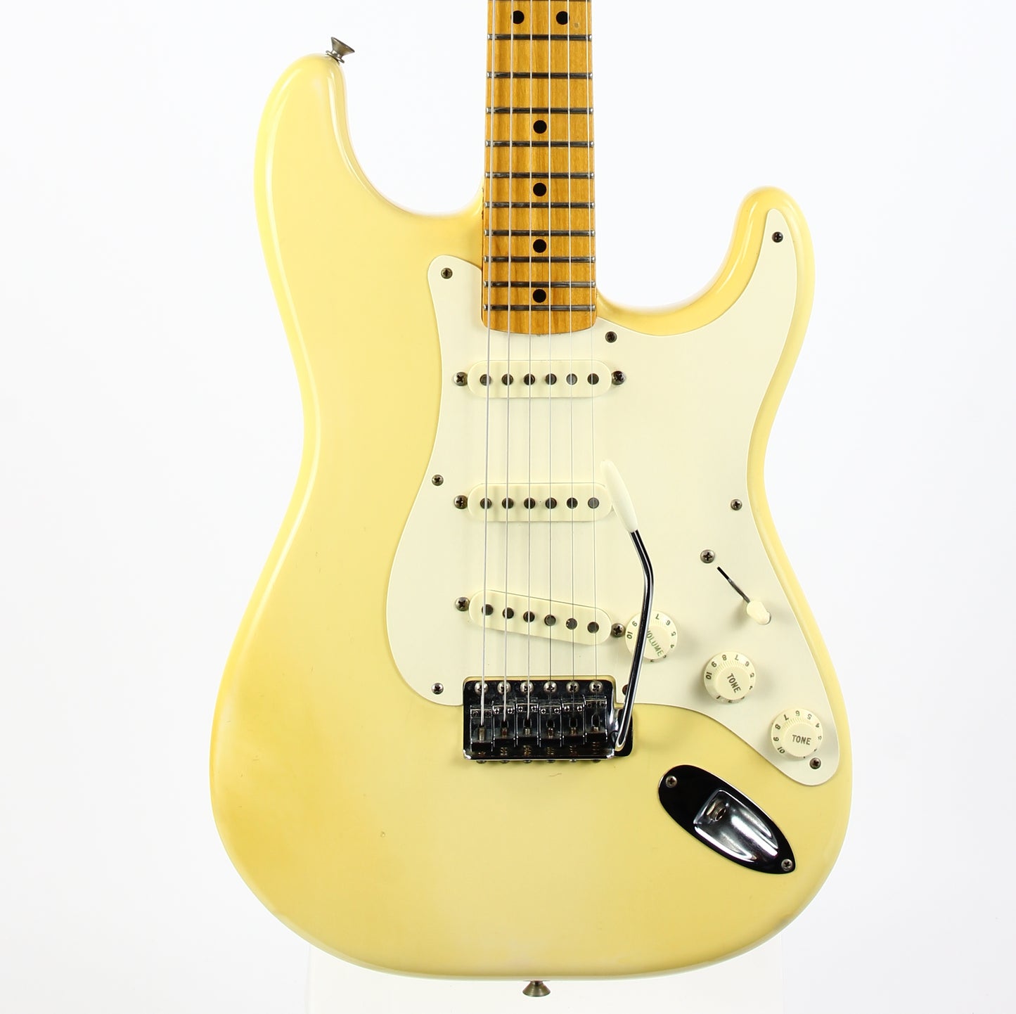 1982 Fender '57 Reissue Fullerton Stratocaster 1957 Olympic White RED BOBBIN PICKUPS Very Early RI