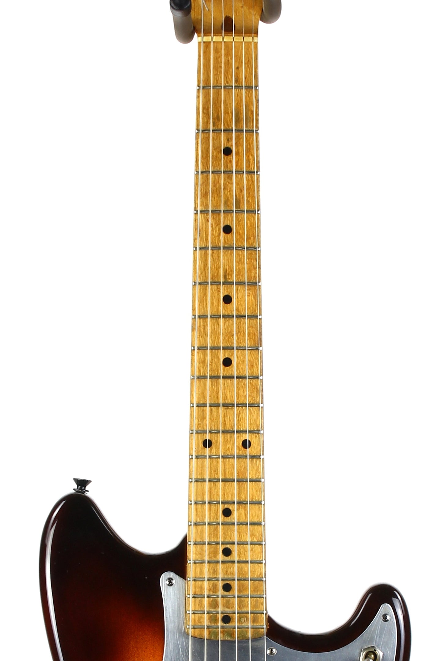 1957 Fender Duo Sonic Vintage Guitar w Original Case | Birdseye Maple Neck!