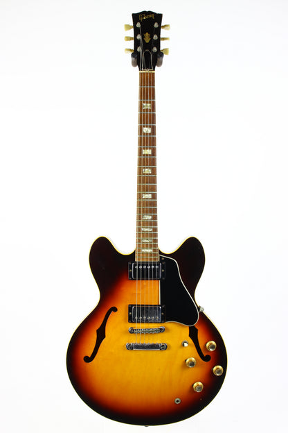 1967 Gibson ES-335 TD Sunburst Vintage Guitar Stoptail | Pat # Sticker Pickups Pre-T-Top!
