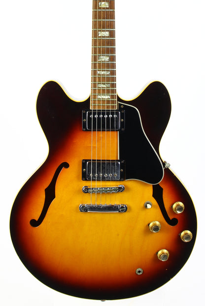 1967 Gibson ES-335 TD Sunburst Vintage Guitar Stoptail | Pat # Sticker Pickups Pre-T-Top!