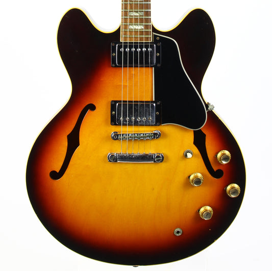 1967 Gibson ES-335 TD Sunburst Vintage Guitar Stoptail