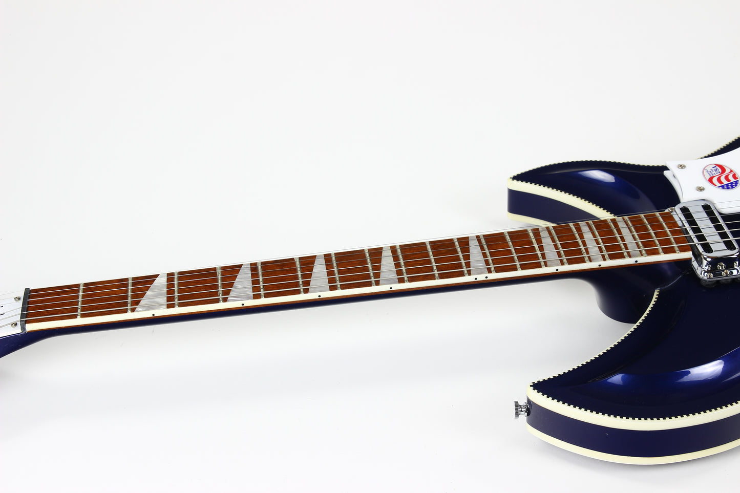 2016 Rickenbacker 381 V69 Midnight Blue MID Checkerboard Binding