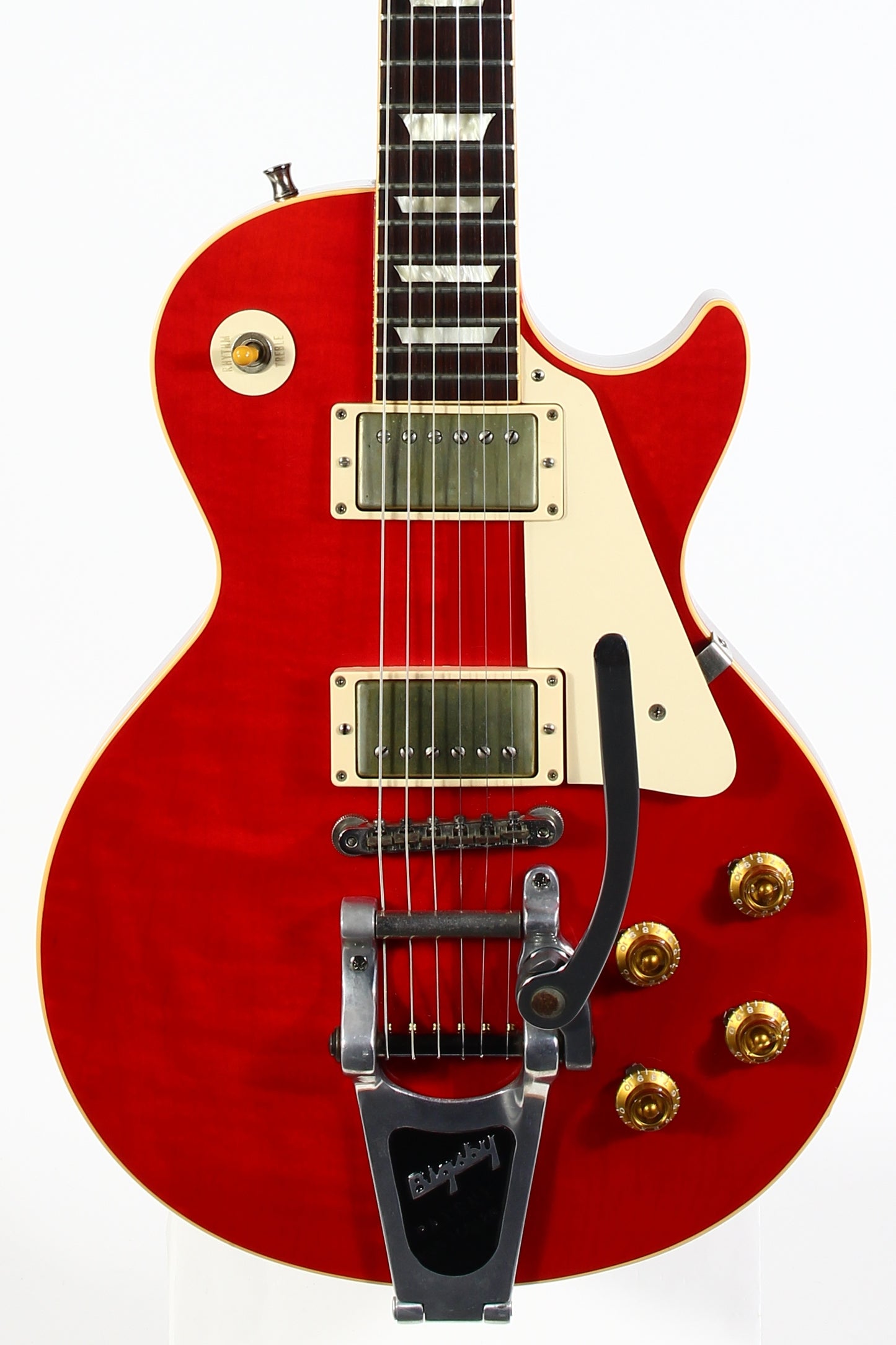 2005 Gibson Custom Shop 1957 Les Paul Standard '57 R7 Sweet Cherry Red w Factory Bigsby LUCY VIBES Eric Clapton George Harrison