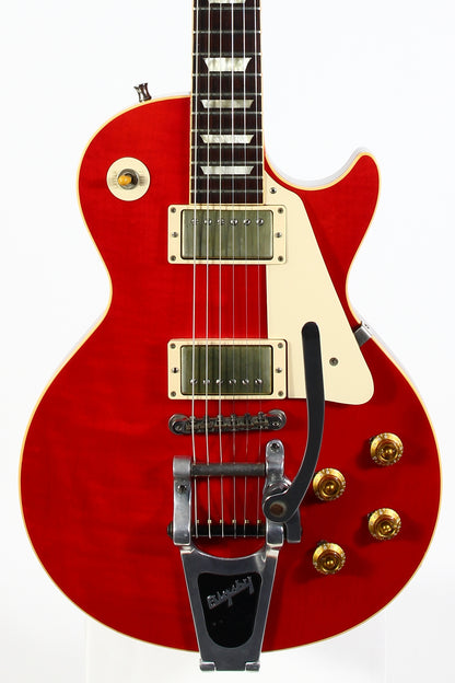 2005 Gibson Custom Shop 1957 Les Paul Standard '57 R7 Sweet Cherry Red w Factory Bigsby LUCY VIBES Eric Clapton George Harrison