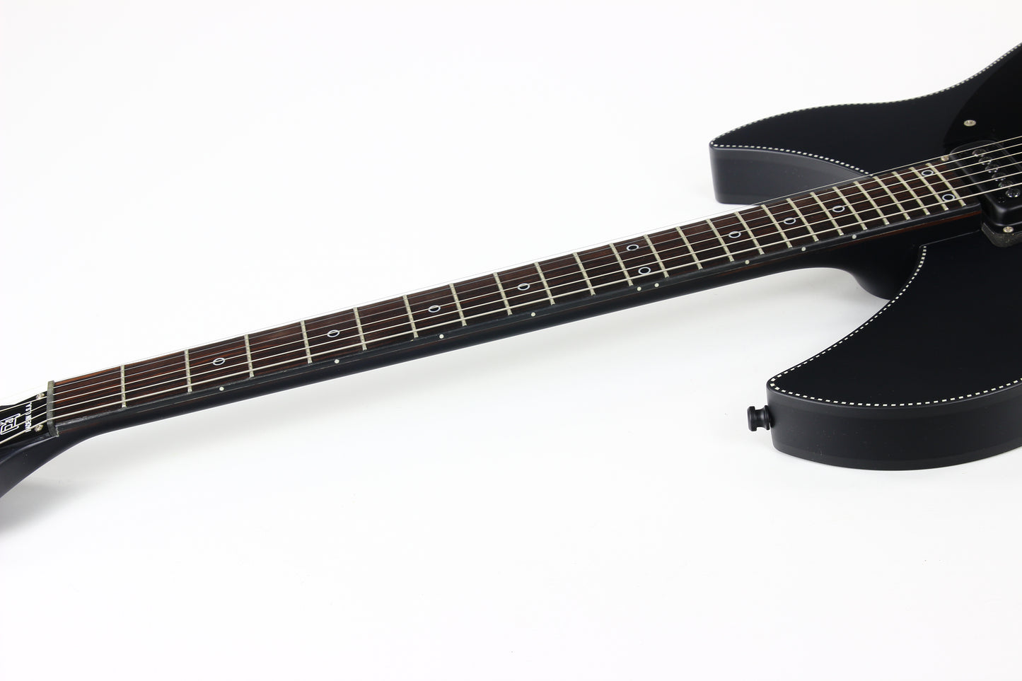 2016 Rickenbacker 360 Noir Limited Edition Matte Black Checkerboard Binding