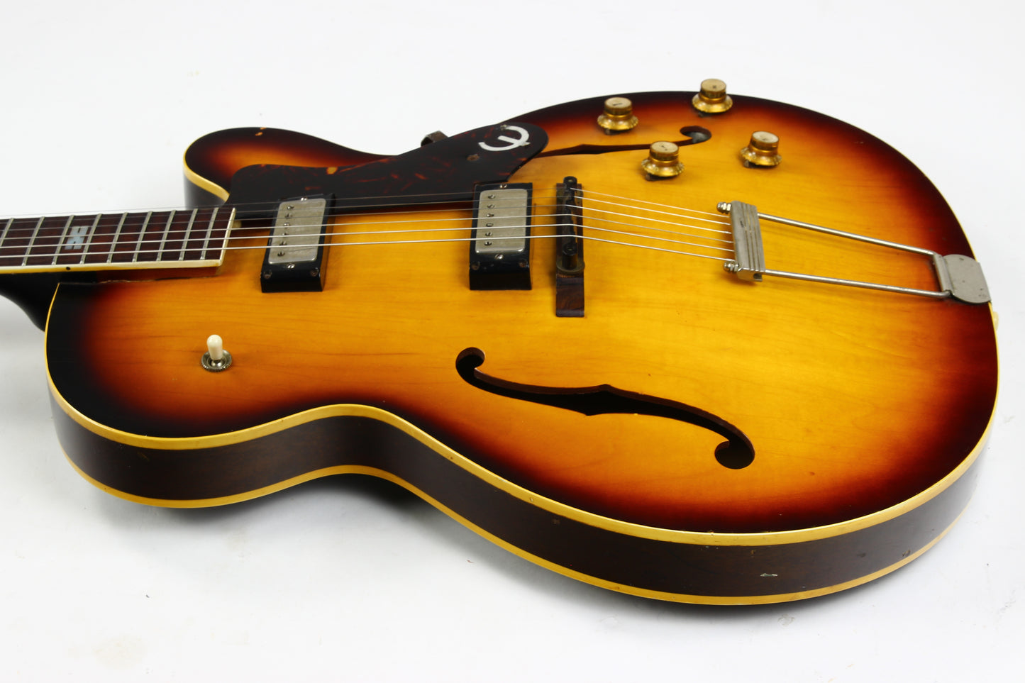 1961 Epiphone E312T Zephyr Regent w PAF Mini Humbuckers Vintage Gibson Case Thinline Hollowbody Guitar