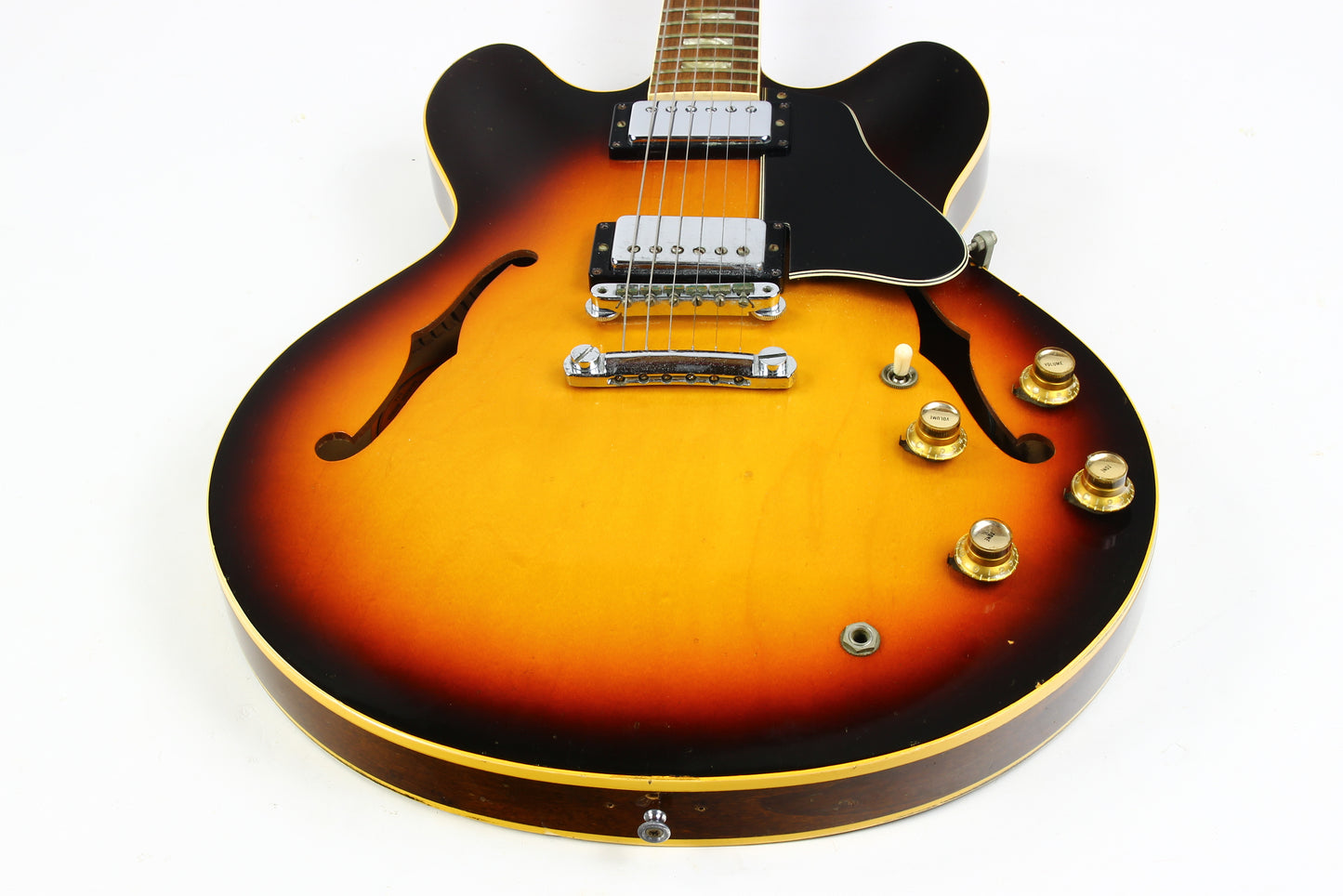 1967 Gibson ES-335 TD Sunburst Vintage Guitar Stoptail | Pat # Sticker Pickups Pre-T-Top!