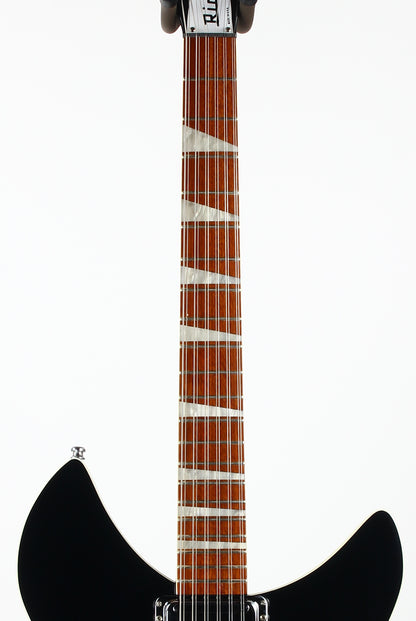 2017 Rickenbacker 1993 Plus Jetglo Black 12 String Electric Guitar 3 Toaster Pickups