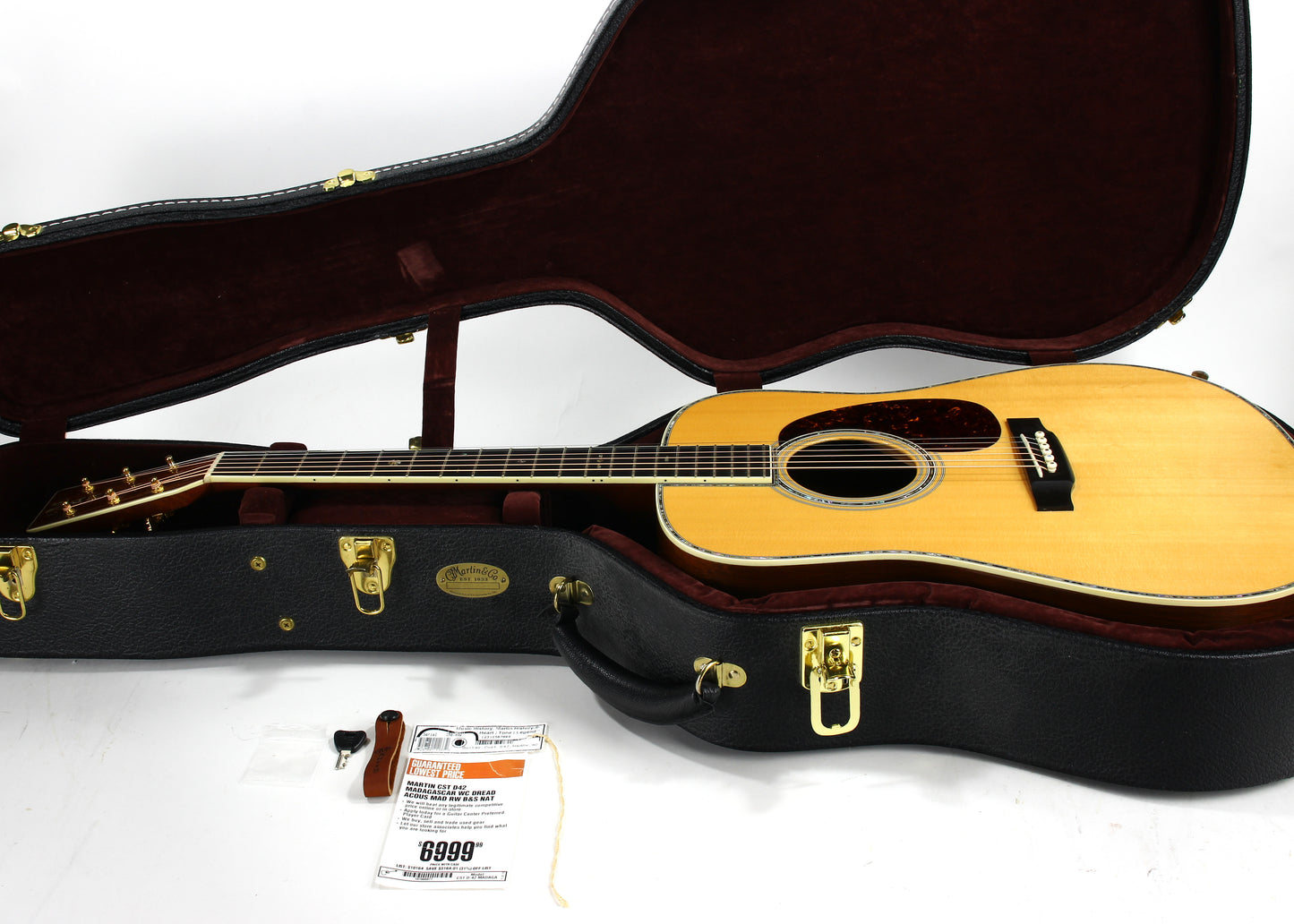 2012 Martin Custom Shop D-42 Madagascar Rosewood Italian Alpine Spruce - Forward Shifted Bracing, Hide Glue Construction!