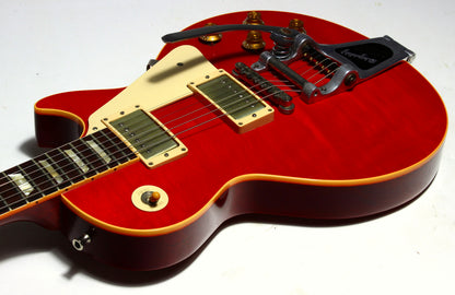 2005 Gibson Custom Shop 1957 Les Paul Standard '57 R7 Sweet Cherry Red w Factory Bigsby LUCY VIBES Eric Clapton George Harrison