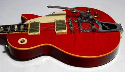 2005 Gibson Custom Shop 1957 Les Paul Standard '57 R7 Sweet Cherry Red w Factory Bigsby LUCY VIBES Eric Clapton George Harrison