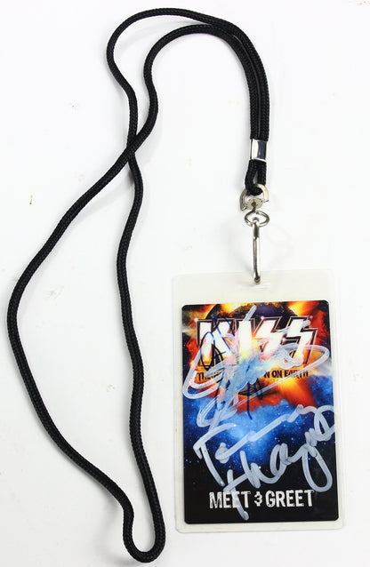 FIRST YEAR 1997 Gibson Ace Frehley Signature Les Paul Custom - SIGNED Kiss Backstage Pass, Show Tickets COLLECTORS!