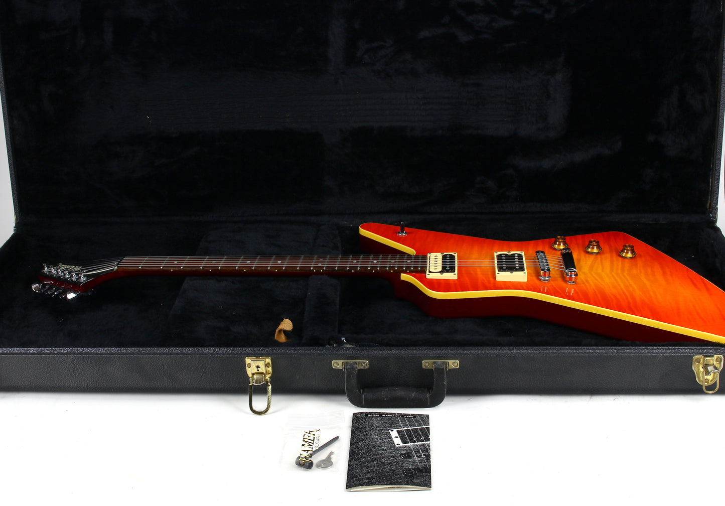 1995 Hamer USA Standard '59 Sunburst Rare Model! Rick Nielsen, Cheap Trick Explorer type