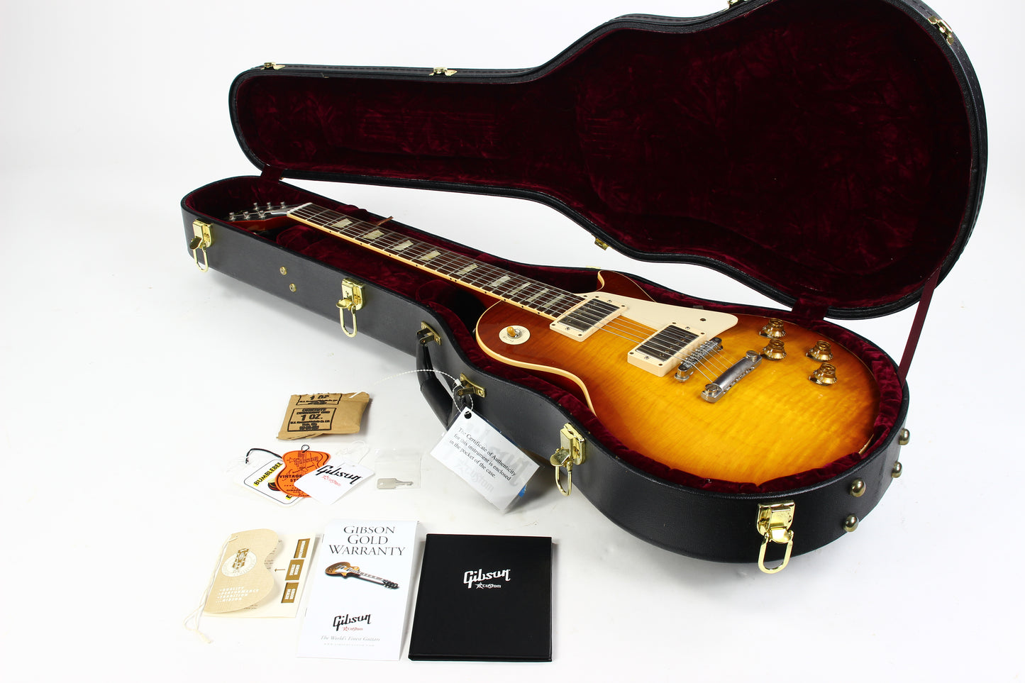 2011 Gibson TOM MURPHY Aged 1959 Reissue Les Paul Standard R9 Custom Shop Historic 59 Iced Tea Sunburst