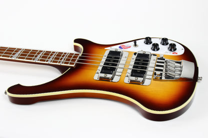 2020 Rickenbacker 4003 CB SPC Special Checkerboard Binding Montezuma Brown MB