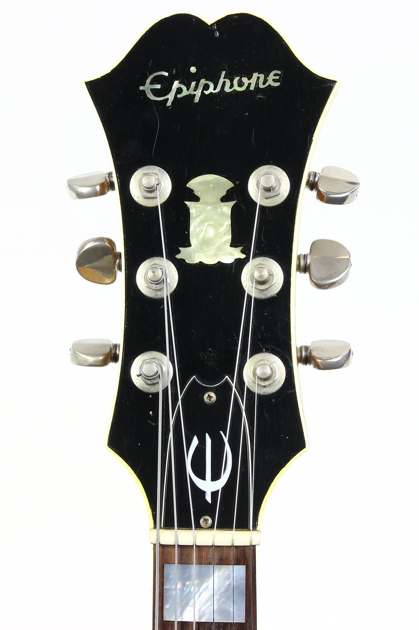 1966 Epiphone Broadway in Natural Vintage Archtop Guitar w 2 Mini Humbuckers Gibson-Made