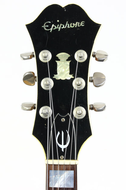 1966 Epiphone Broadway in Natural Vintage Archtop Guitar w 2 Mini Humbuckers Gibson-Made