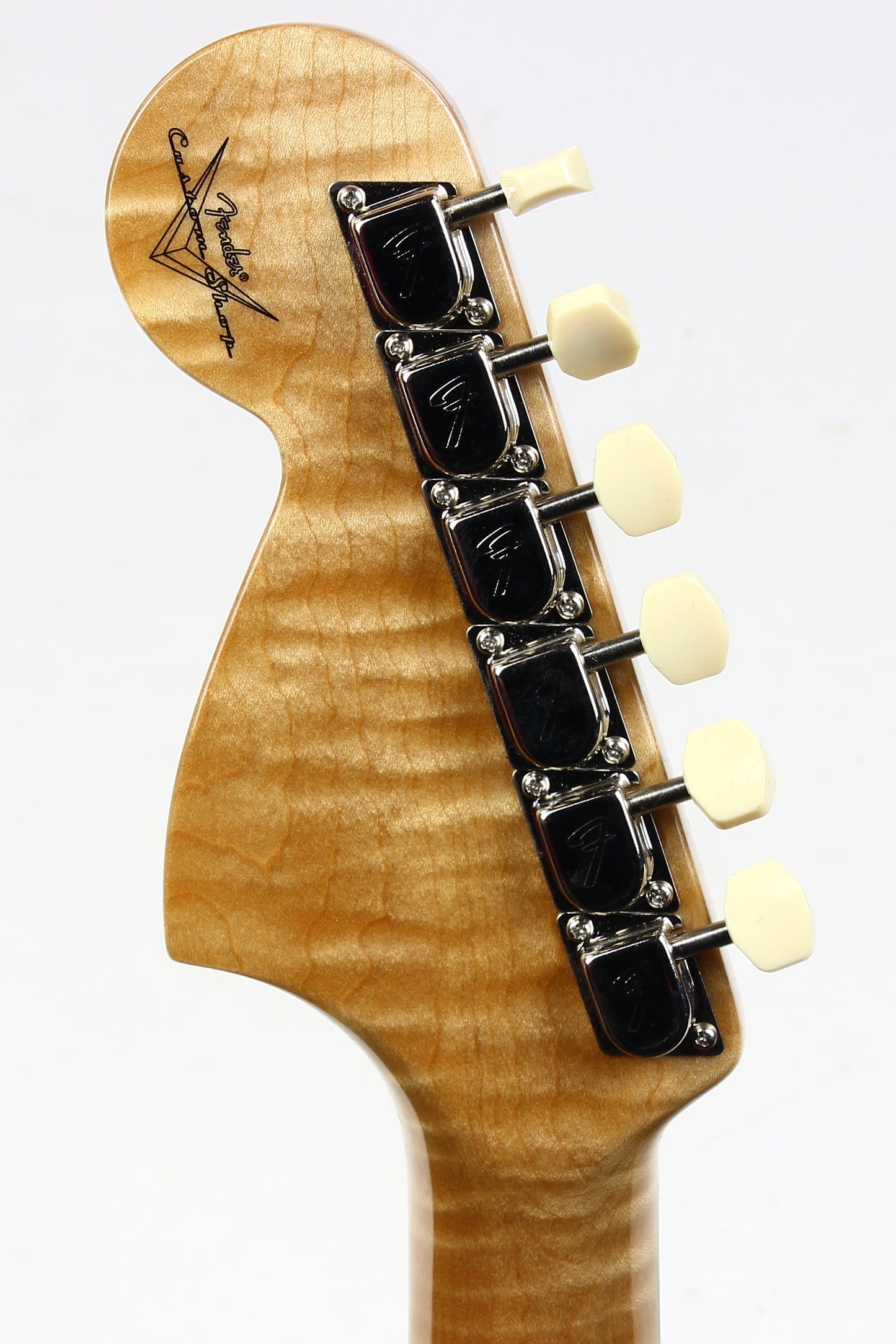 2021 Fender Custom Shop 1964 Mustang Competition Gold w Matching Headstock Anodized Guard FLAMED NECK!