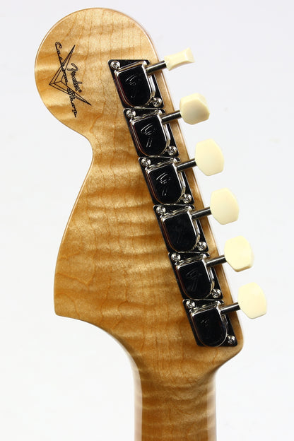 2021 Fender Custom Shop 1964 Mustang Competition Gold w Matching Headstock Anodized Guard FLAMED NECK!