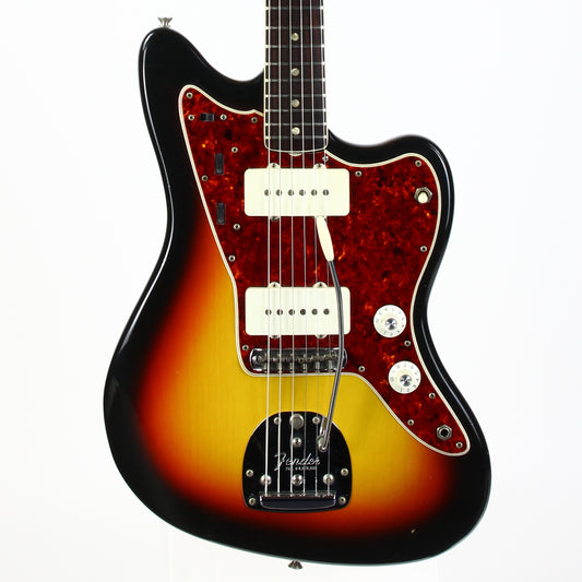1966 Fender Jazzmaster Sunburst w Original Case CLEAN Vintage Guitar Dots and Bound